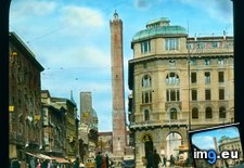 Tags: asinelli, bologna, distant, rizzoli, tower, via (Pict. in Branson DeCou Stock Images)