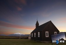 Tags: budir, church, dusk, iceland, peninsula, snaefellsnes (Pict. in Beautiful photos and wallpapers)