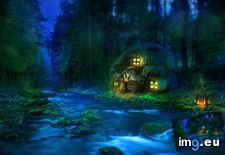 Tags: cabin, woods (Pict. in 1920x1200 wallpapers HD)