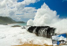 Tags: crashing, hawaii, kauai, wave (Pict. in Beautiful photos and wallpapers)