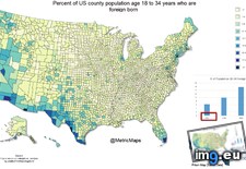 Tags: age, born, county, foreign, percent, population, years (GIF in My r/DATAISBEAUTIFUL favs)