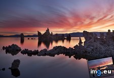 Tags: california, dawn, fire, lake, mono (Pict. in Beautiful photos and wallpapers)
