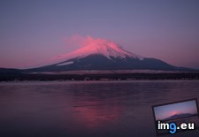 Tags: fiery, fuji, morning, red (Pict. in My r/EARTHPORN favs)