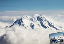 Tags: jet, plane, rainier (Pict. in My r/EARTHPORN favs)