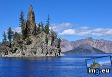 Tags: crater, island, lake, oregon, ship, usa, water, wizard (Pict. in My r/EARTHPORN favs)