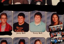 Tags: brother, friend, funny, high, pretending, school, twin, two, yearbook (Pict. in My r/FUNNY favs)