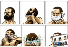 Tags: beard, funny, shaving (Pict. in My r/FUNNY favs)