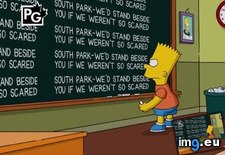 Tags: censorship, funny, park, simpsons, south, standing, supporting (Pict. in My r/FUNNY favs)