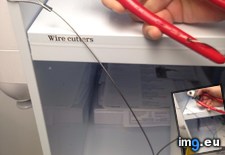 Tags: cutters, funny, proof, theft, wire (Pict. in My r/FUNNY favs)