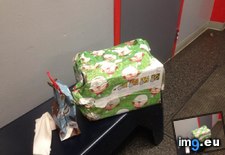Tags: christmas, friend, funny, gifts, inspecting, tsa, wrapped (Pict. in My r/FUNNY favs)