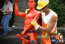 Tags: clarity, funny, grabbing, horny, moment, prevented, removing, satan, statue, vancouver, worker (GIF in My r/FUNNY favs)