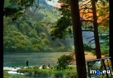 Tags: bed, cave, fishing, glendalough, kevin, lake, lived, man (Pict. in Branson DeCou Stock Images)