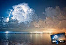 Tags: beautiful, canaveral, cape, florida, highres, lightning, strike, wallpaper (Pict. in Bing Photos November 2012)