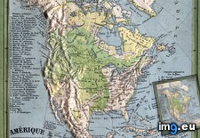 Tags: america, central, colored, hand, map, north, raised, relief (Pict. in My r/MAPS favs)