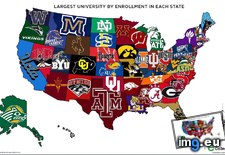 Tags: enrollment, largest, map, universities (Pict. in My r/MAPS favs)