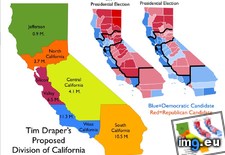 Tags: california, divide, map, proposal, six, states (Pict. in My r/MAPS favs)
