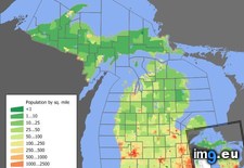 Tags: density, michigan, population (Pict. in My r/MAPS favs)