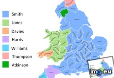 Tags: 905px, census, common, england, surnames, wales (Pict. in My r/MAPS favs)