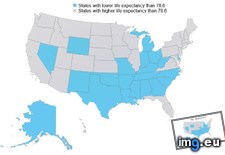 Tags: 952x542, average, expectancy, life, states (Pict. in My r/MAPS favs)