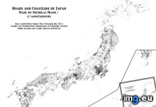 Tags: coastline, japan, roads (Pict. in My r/MAPS favs)