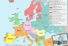 Tags: christmas, etymologies, europe, holidays, translations (Pict. in My r/MAPS favs)