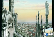 Tags: atop, cathedral, detail, duomo, milan, roof, spires, statues (Pict. in Branson DeCou Stock Images)