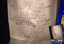Tags: bags, change, chipotle, paper, test, type (Pict. in My r/MILDLYINTERESTING favs)
