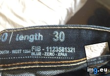 Tags: fibonacci, jeans, printed, sequence (Pict. in My r/MILDLYINTERESTING favs)