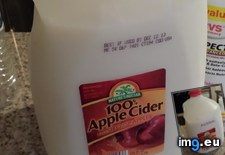 Tags: apple, cider, milk (Pict. in My r/MILDLYINTERESTING favs)