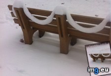 Tags: bench, hangs, snow (Pict. in My r/MILDLYINTERESTING favs)