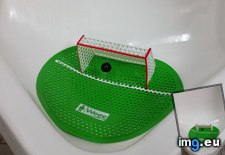 Tags: aim, ball, city, complex, dangling, goals, soccer, sports, urinals (Pict. in My r/MILDLYINTERESTING favs)