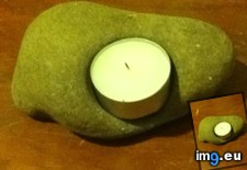Tags: candle, holder, perfect, rock (Pict. in My r/MILDLYINTERESTING favs)