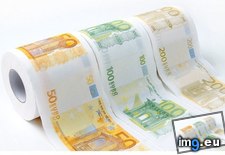 Tags: banknotes, euro, funny, money, paper, roll, toilet (Pict. in Rehost)