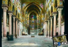 Tags: assumption, cathedral, east, interior, lady, monreale, nave, our (Pict. in Branson DeCou Stock Images)