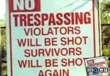 Tags: funny, meme, trespassing (Pict. in Funny pics and meme mix)