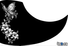 Tags: butterfly, guard, lilies, pick (Pict. in Custom Pickguard Art)