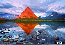 Tags: beacon, break, clouds, glowing, mountain, rays, red, sun, sunrise, transformed (Pict. in My r/PICS favs)