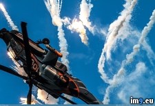 Tags: badass, dutch, fighter, firing, flares, helicopter, looping, raise, you (Pict. in My r/PICS favs)