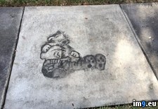 Tags: comics, drawn, pressure, sidewalk, washer (Pict. in My r/PICS favs)