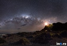 Tags: emerges, lighthouse, milky, way (Pict. in My r/PICS favs)