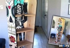 Tags: asked, bookcase, built, coffin, dad, friend, paint, result, shaped (Pict. in My r/PICS favs)