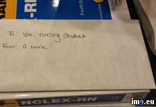 Tags: book, envelope, exam, for, girlfriend, license, nursing, studying, tucked (Pict. in My r/PICS favs)