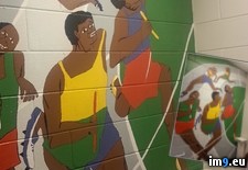 Tags: disturbing, elementary, gym, kids, mural, painted, school (Pict. in My r/PICS favs)