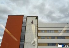 Tags: building, fell, lab, off, sitting, wall, was (Pict. in My r/PICS favs)