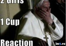 Tags: cup, girls, pope, reaction (Pict. in Rehost)