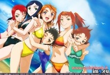 Tags: anime, beach, posing, wallpaper (Pict. in Anime wallpapers and pics)