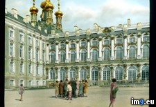 Tags: catherine, crowd, destroyed, exterior, palace, pushkin, selo, tsarskoe, visitors, war, world (Pict. in Branson DeCou Stock Images)