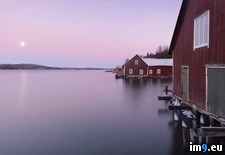 Tags: boathouses, red, sweden (Pict. in Beautiful photos and wallpapers)