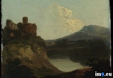 Tags: castle, lake, landscape, richard, ruined, welsh, wilson (Pict. in Metropolitan Museum Of Art - European Paintings)