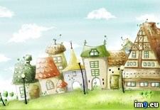 Tags: hand, houses, painted, small (Pict. in 1920x1200 wallpapers HD)
